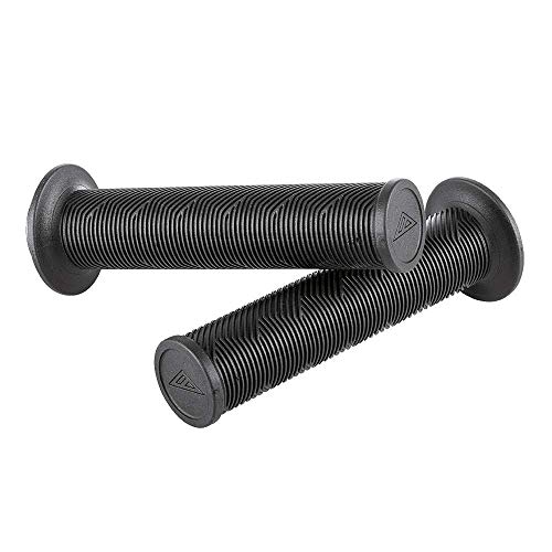 AZONIC | Poignées de vélo | MTB Downhill Mountainbike BMX | Design Extra Grip, Lockons en Aluminium anodisé, boulons hexagonaux pour la Fixation du Lockon | Lock-on Grip | Taille Unique | Noir Cover