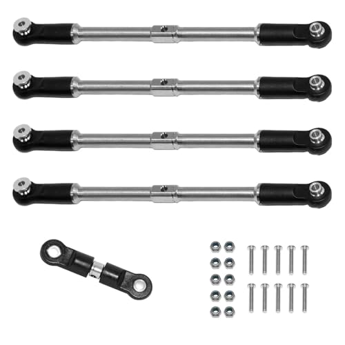 5pcs Steel Turnbuckles Camber Links Toe Set Linkage for Arrma 1/8 Karton Outcast 1/7 Big Rock Upgrade Parts Accessories miniatura 4