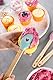 KitchenCraft Sweetly Does It Mini Spatulas, 3er Set, spülmaschinenfest, Silikon Mini Spatel Teigschaber, 28 x 18 x 18 cm, 1 Set