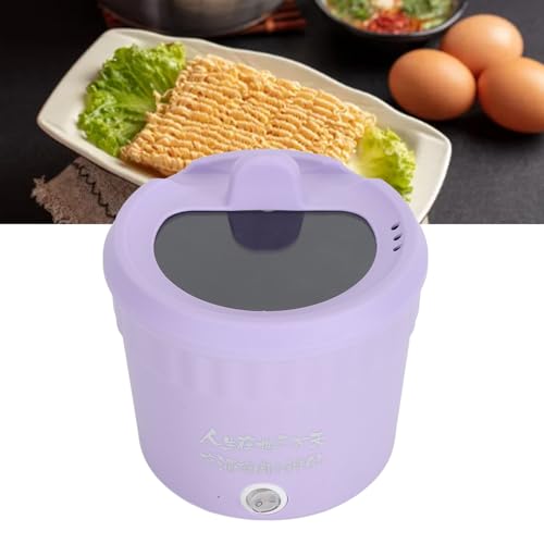 Cocina Eléctrica Multifuncional 450W (1.2L), Olla de Ramen para Fideos/sopa/gachas con Olla Antiadherente, Mini Caliente Eléctrica para el Dormitorio/cocción Doméstica (1-2 personas) (EU enchufe 220V) - imagen 2