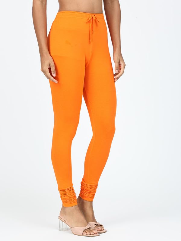 Image of Robinbosky Cotton Churidhar Leggings for Women - Stylish, Stretchable & Flattering Fit for All-Day Comfort