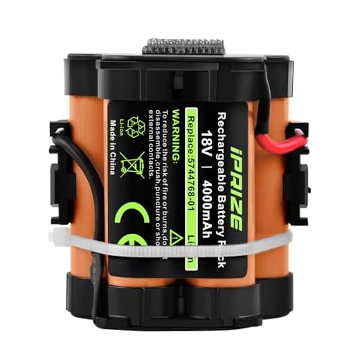 iPrize 18V 4000mAh Li-ion Ersatzakku Kompatibel mit Gardena Mähroboter R38Li R40Li R45Li R50Li R70Li R75Li R80Li, für Husqvarna Automower 105, 305, 308, 308X, für Flymo Robotic Lawnmower 1200R
