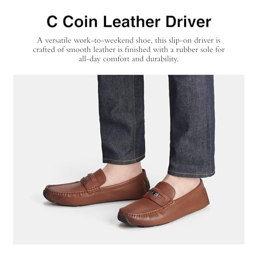 Image of Coach Men's C Coin Leather Driver