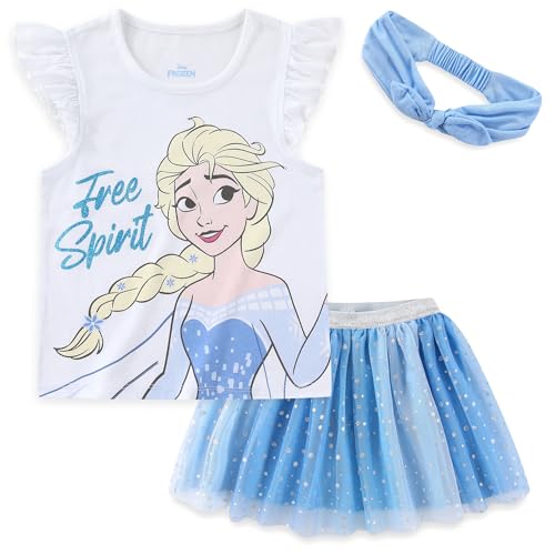 T-shirt La Reine des Neiges Elsa haut enfant unisexe taille enfant et adolescent