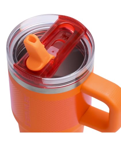 Image of STANLEY Quencher ProTour Flip Straw Tumbler with Leakproof Lid 20 oz | Built-In Straw and Handle | Cup Holder Compatible for Travel | Insulated Stainless Steel Cup | BPA-Free | Goldenrod Fade