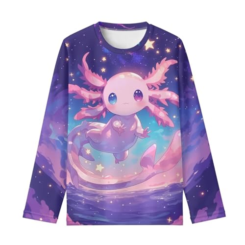 Image of Kids Long Sleeve Shirts for Girls 3-16 Year Old Cute Clothes for Teen Girls Casual Workout Tops