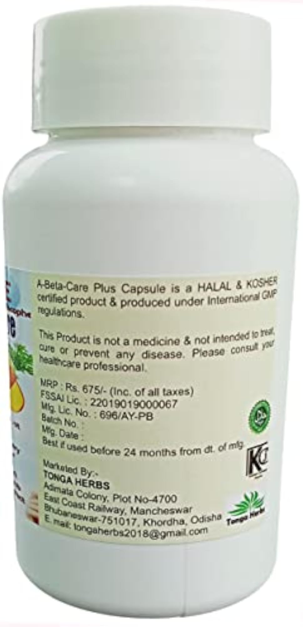 A Beta Care Plus Capsules, 60 Count