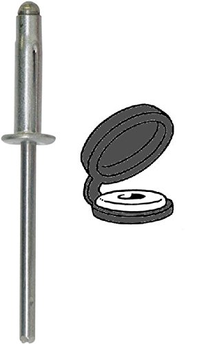 Rivets expansés 4 mm pour fixer les plaques sur carrosserie