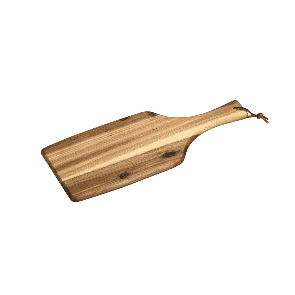 Kesper 28197 Chopping and Serving Board 42 x 17 cm Acacia Wood with Handle and Loop/Chopping Board
