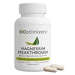 BIOptimizers Magnesium Breakthrough 4.0 7-in-1 Complex 30 Vegan Capsules – High Strength Glycinate, Malate, Taurate & Citrate – Magnesium Supplements for Sleep, Anxiety & Leg Cramps