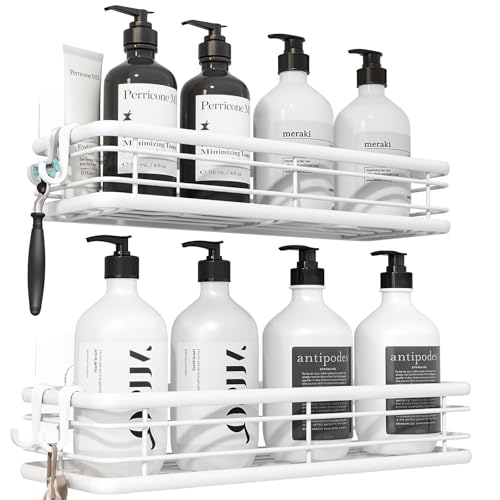 Kitsure Duschablage Ohne Bohren – 2er-Pack Rostfreie Duschregale...