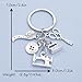 MUCOOS Sewing Keychain Sewing Machine Keychain Gift for Tailor Gifts for Fashion Designer Key Charms for Tailor
