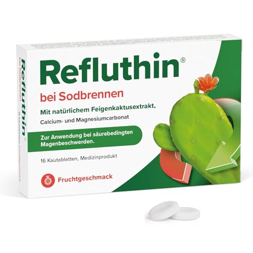 Produktbild Refluthin Bei Sodbrennen Kautabletten Frucht