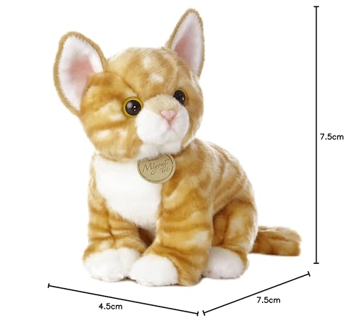 Aurora(r) Adorable Miyoni(r) Tots Orange Tabby Kitten Stuffed Animal - Lifelike Detail - Cherished Companionship - 10 Inches - Image 3