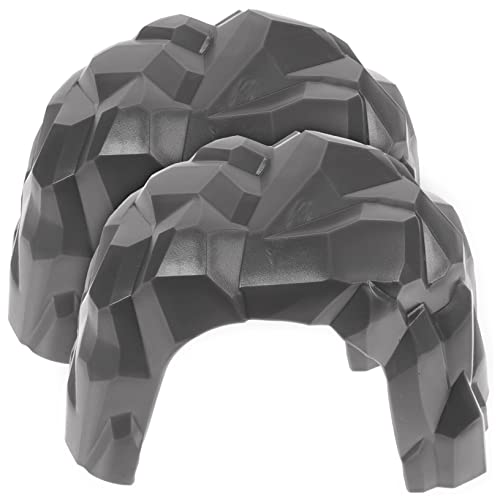 CORHAD 2Pcs Simulation Train Tunnel Model for DIY Decorative Tunnel Compact Play Accessory for Imaginative Scene Building Holiday Present