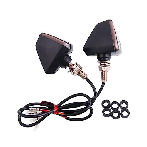 Gadpiparty 2 Pçs Lâmpada LED Luzes De Sinalização De Motocicleta Sinais De Volta Traseiros Café Race