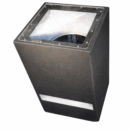 Texas Boombox Single Bandpass Plexiglass Subwoofer Enclosure with Square Air Port (10")