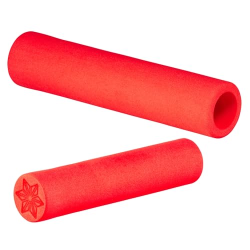 Supacaz Supalite 9g Red MTB Grip - Mountain Bike Non-Slip Handlebar Grip - 32mm