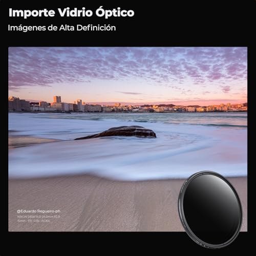 Filtro Variable ND2-400 Nano-Basic de 82mm en Vidrio Óptico con Paños de Limpieza 3