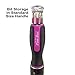 The Original Pink Box Double Drive Screwdriver Set with Lighted Magnetic Wristband, Pink