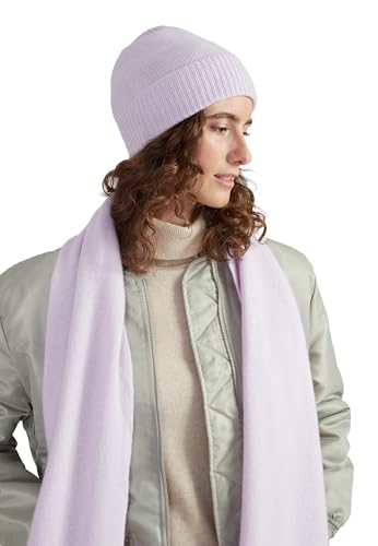 Style & Republic Kaschmir Sport Mütze-Beanie Damen aus 100% Cashmere - Dein kuscheliger Premium Beanie für stilvolle Herbst- & Winter-Momente-Lavender