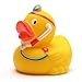 Produktbild DUCKSHOP I Badeente I Quietscheente I Doktor I L: 7,5 cm I inkl. Badeenten-Schlüsselanhänger im Set