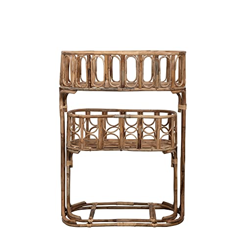 Creative Co-Op Handmade Woven Rattan Planters, Set of 2 by Creative Co-Op - Used condition - US$173.75