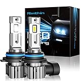 Rimthin 9005/HB3 LED Headlight Bulbs, 60W 16000 LM Super Bright LED Headlights 6000K White, Mini...