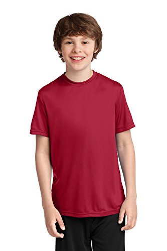 Port & Company Boys Essential Performance Tee PC380Y -Red L