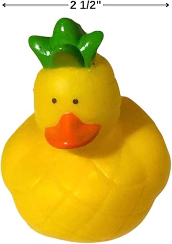Fun Express Pineapple Duckies - Toys - 12 Pieces