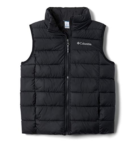 Columbia Powder Lite Puffer Vest Chaleco, Unisex niños, Negro, XL