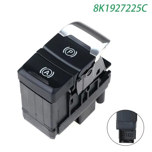 Interruptor de freno de mano de 12 pines para Audi A4 B8 y Q5 de 2008 a 2014 5