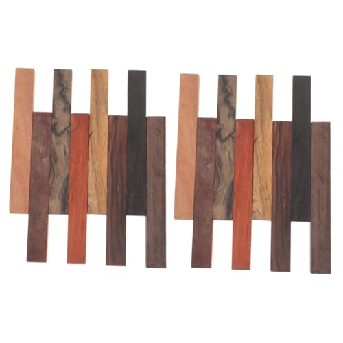 DIYEAH 16stücke Teiliges Diy Für Exotische Holzrohlinge Handwerkliche Stifte Zum Drechseln Für Kreative Projekte Und Bastelarbeiten Zufällige Farben Und Muster