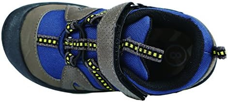 Northside Boy's Corvallis Hiking Shoe, Stone/Blue, 5 Medium US Little Kid Review | Image 4