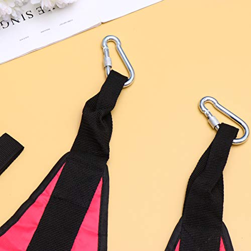 IMIKEYA Tiras Ab Pull Up Fitness Strap Sling Tiras para Pendurar para Treino Músculo Abdominal (Rosa