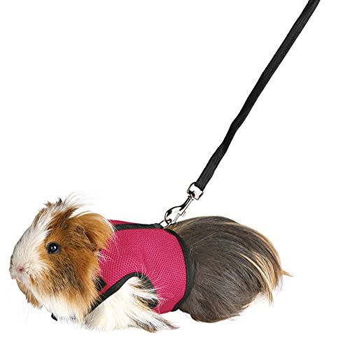 Trixie 61512 Softharnas met riem voor cavia's, nylon, 18-25 cm, 1,20 m - Image 3