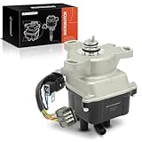 A-Premium Ignition Distributor with Cap and Rotor Compatible with Honda Accord Prelude 1992 1993 1994 1995 2.2L