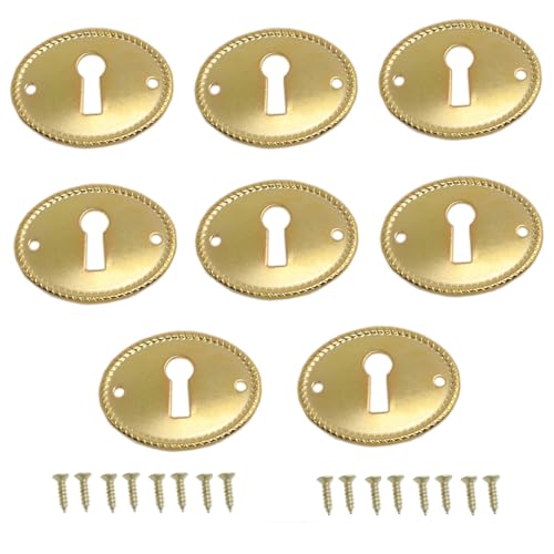 yukata Gold Oval Vintage Corner Code Gadget Piece Perforated Lid