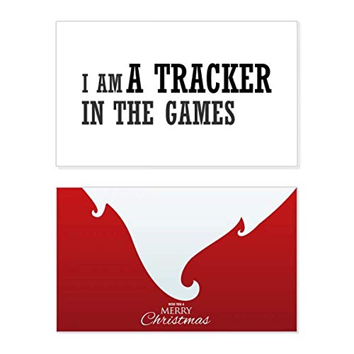 Carte de Noël vintage Tracker in The Games pour raviver les souvenirs d'enfance