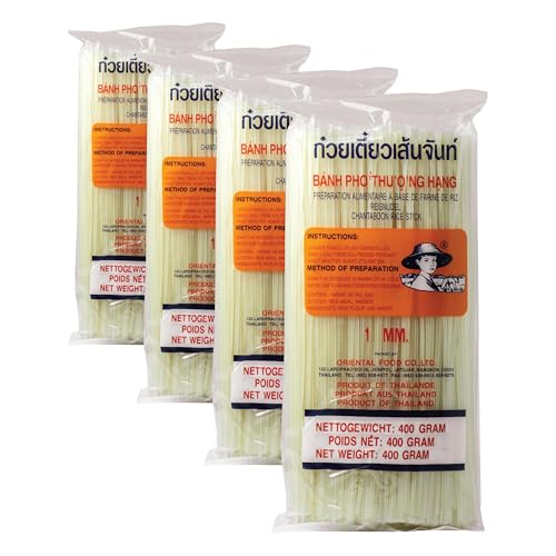 Farmer Tallarín De Arroz 1 Mm 400 g (Paquete de 4)