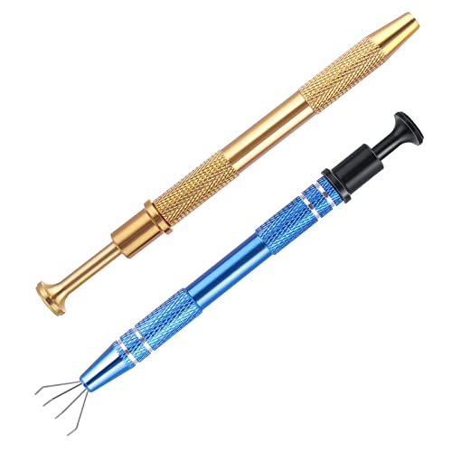 2 Piercing Zangen & 2 Pinzetten Set - Edelstahl Arterienklemmen Für DIY & Pflege