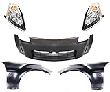 Garage-Pro Front Bumper Cover Set for 2003-2005 Nissan 350Z, Front Bumper Replacement