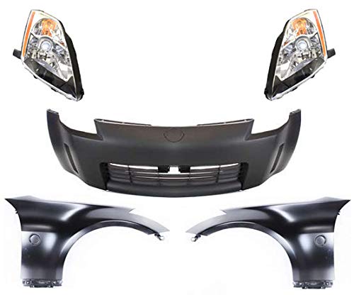 Garage-Pro Front Bumper Cover Set for 2003-2005 Nissan 350Z, Front Bumper Replacement