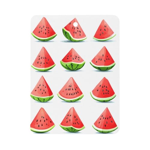 Watermelons Car Air Freshener Hanging Aromatherapy Tablets for Car Accessories Square
