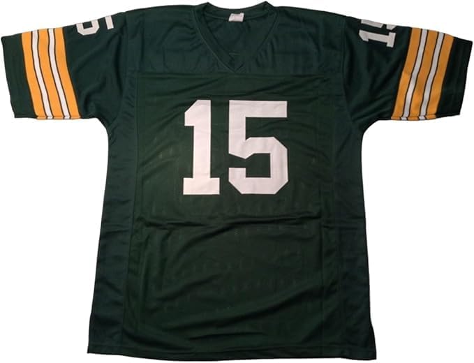Bart Starr Green Jersey Adult Sizes Stitched Custom Football New No Brand/Logos