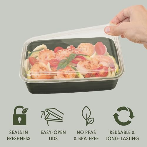 Image of Bentgo Prep 1-Compartment Container - 10 Pack (Khaki Green)
