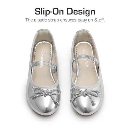 DREAM PAIRS Girls Dress Shoes Slip-on Flower Girl Ballet Flats for Party, Wedding, Performance, Prom, Graduation4