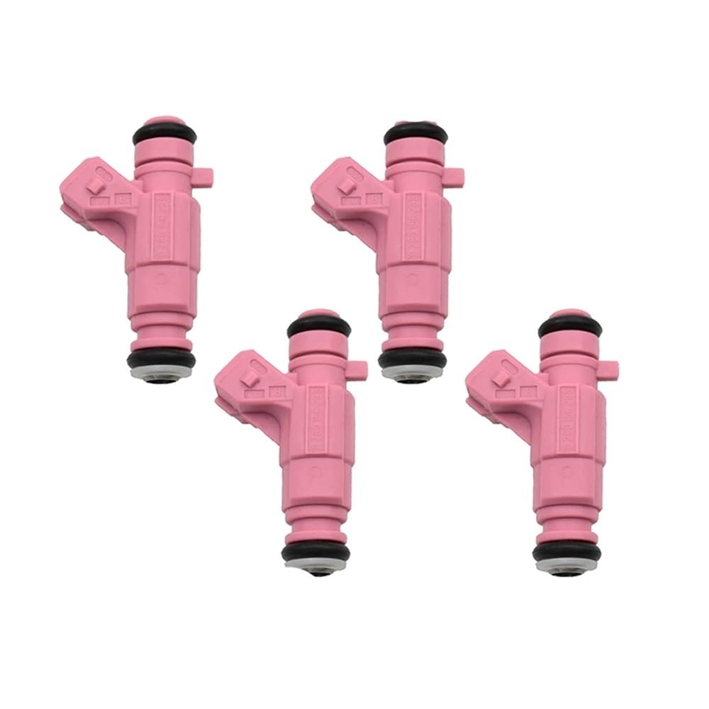 Yhzrdmsk Color 7 Car Petrol Injector 4Pcs 0280156295 1984H2 9662210980 Fuel Injector Nozzle For 206 For 207 For Sw For Hoggar 2010 For Citroen For C3