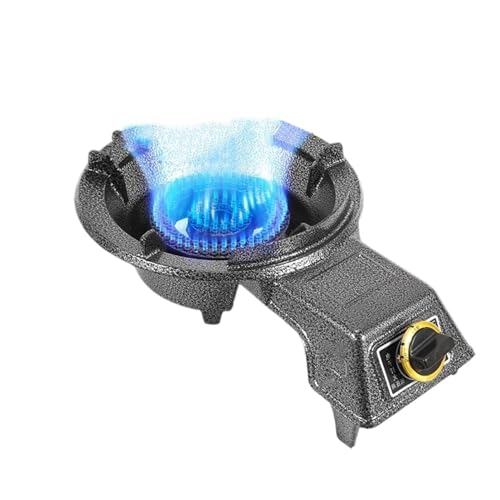 Comparison: Best 7Kw Stove 7 7KW Gas Cooker 1 Burner, Single Port Cooking Stove, Portable Stove Tabletop Fire Ring Frying Pan, Camping Stove Cast Iron Pot Rack, with Flameout Protection(NG)