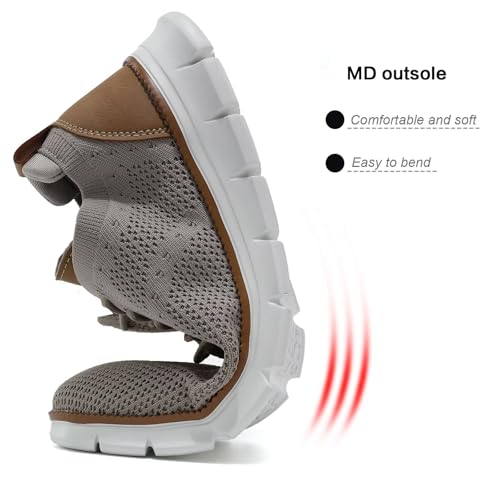 Image of Mens Walking Shoes Casual Fashion Business Dress Comfort Oxfords Shoes Tennis Sneakers Lightweight Soft Sole